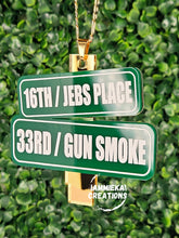 Load image into Gallery viewer, REP YOUR BLOCK PENDANT NECKLACE