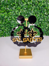 Load image into Gallery viewer, SPORTS FAN FOOTBALL EARRINGS- HOLIDAY