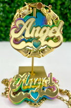 Load image into Gallery viewer, CERENA NAMEPLATE SET - (EARRINGS/NECKLACE)