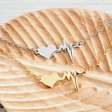 Load image into Gallery viewer, HEARTBEAT STAINLESS STEEL NECKLACE - HOLIDAY SALE