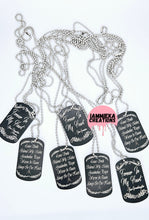 Load image into Gallery viewer, CUSTOM PICTURE DOG TAGS - HOLIDAY SALE