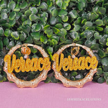 Load image into Gallery viewer, CLIP ON NAMEPLATE EARRINGS