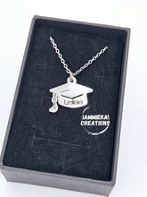 Load image into Gallery viewer, GRADUATION CAP AND GOWN STAINLESS STEEL PENDANT