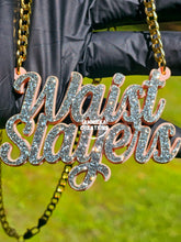 Load image into Gallery viewer, BLING NAMEPLATE NECKLACES