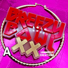 Load image into Gallery viewer, CHRIS BROWN (BREEZY) EARRINGS