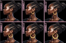 Load image into Gallery viewer, SAMMY STYLE NAMEPLATE EARRINGS - HOLIDAY SALE