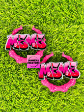 Load image into Gallery viewer, GRAFFITI NAMEPLATE EARRINGS
