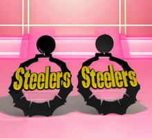 Load image into Gallery viewer, SPORTS FAN FOOTBALL EARRINGS- HOLIDAY
