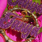 CLIP ON NAMEPLATE EARRINGS