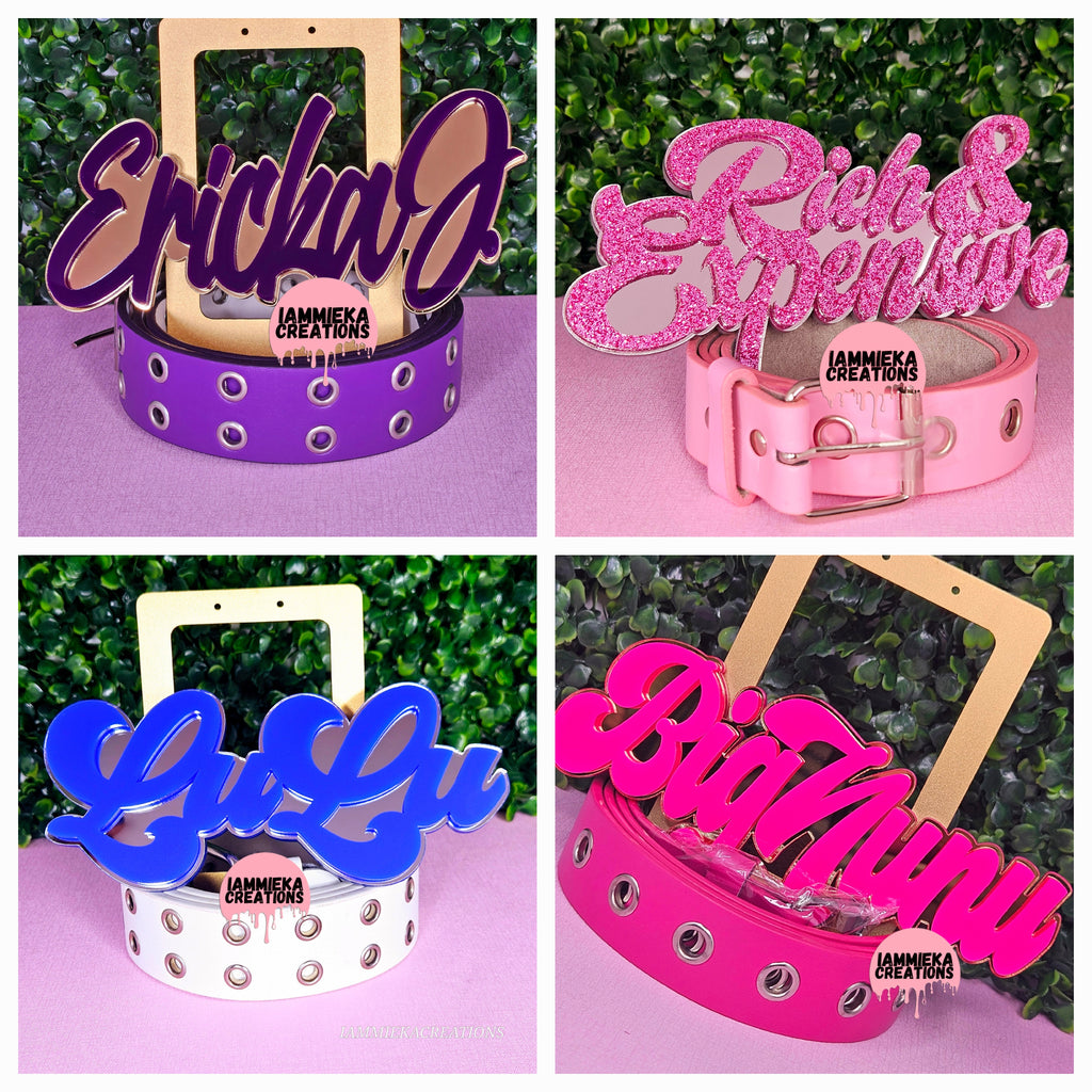 BIG MAMA NAMEPLATE BELT