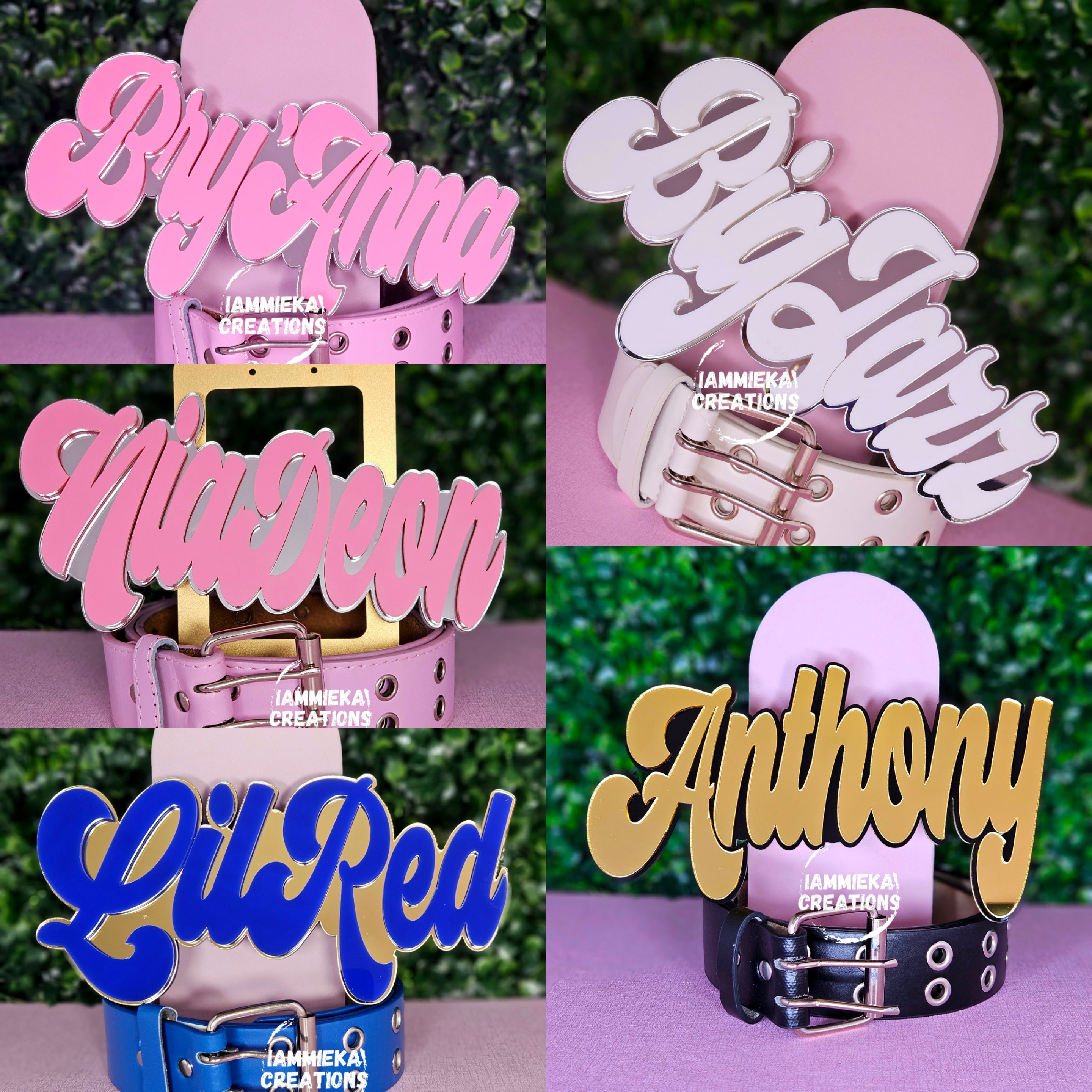 BIG MAMA NAMEPLATE BELT