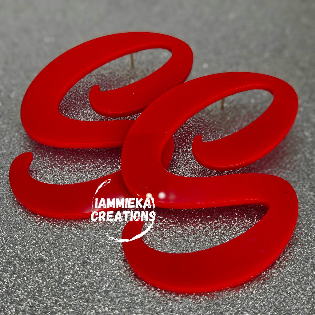INITIAL EARRINGS