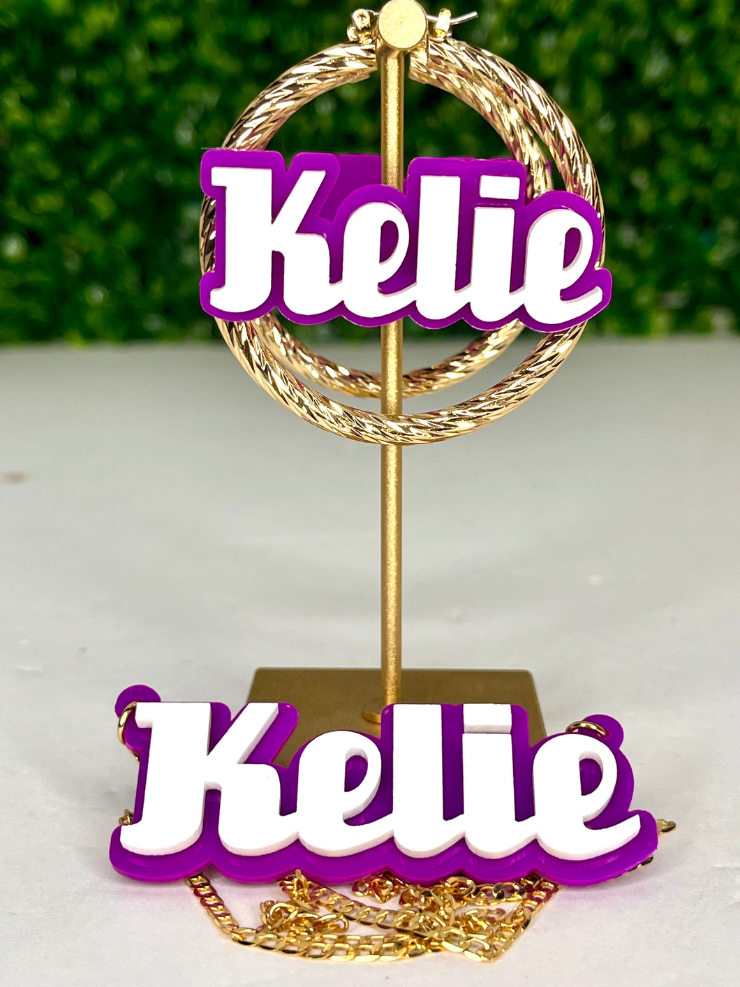 KELIE NAMEPLATE SET