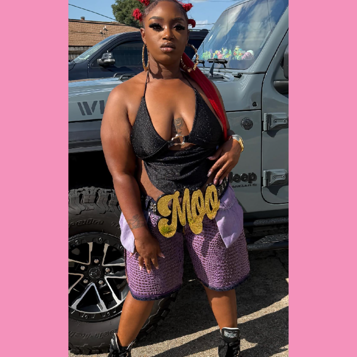 BIG MAMA NAMEPLATE BELT