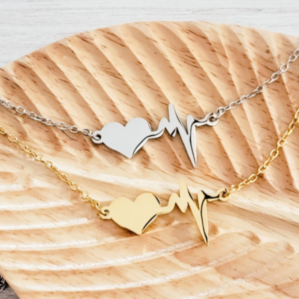 HEARTBEAT STAINLESS STEEL NECKLACE