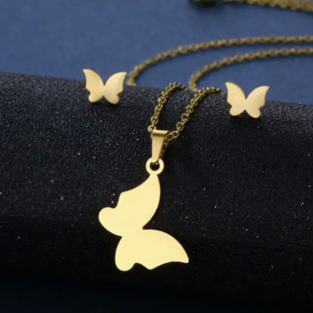 LITTLE GIRLS BUTTERFLY SET