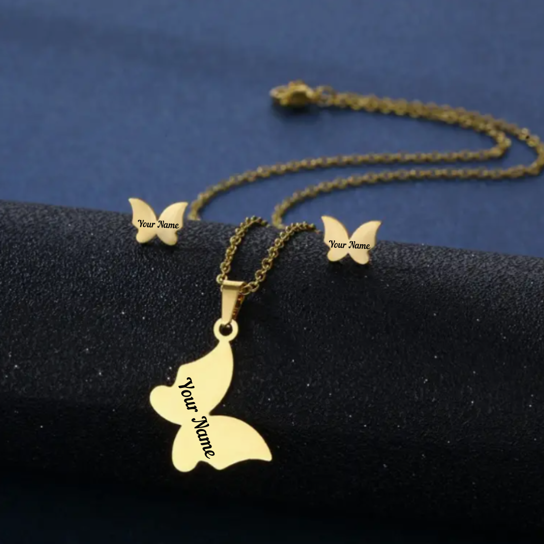 LITTLE GIRLS BUTTERFLY SET