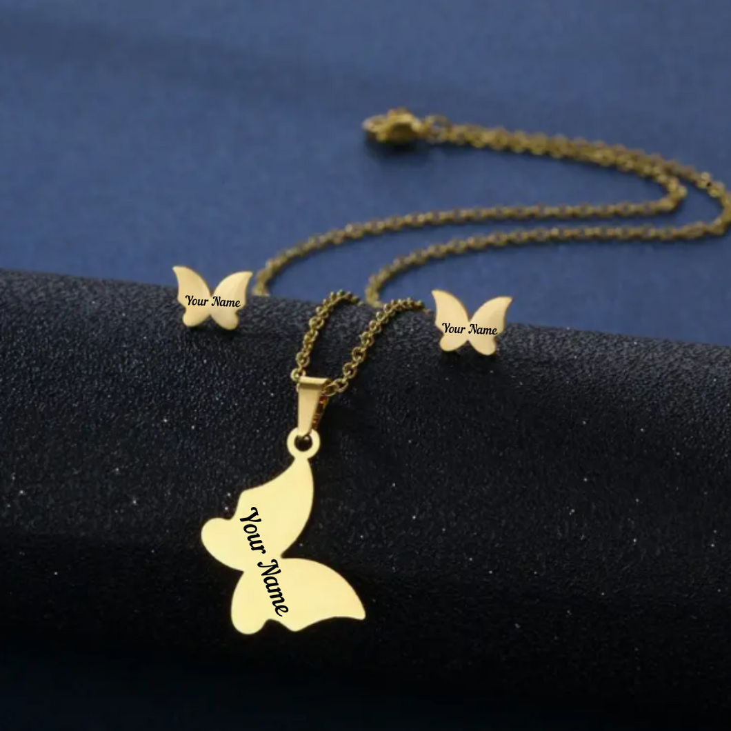 LITTLE GIRLS BUTTERFLY SET