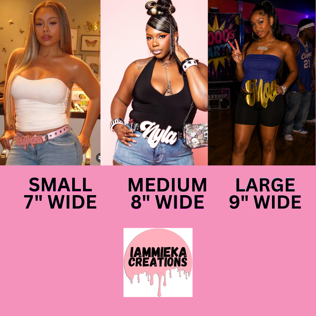 BIG MAMA NAMEPLATE BELT
