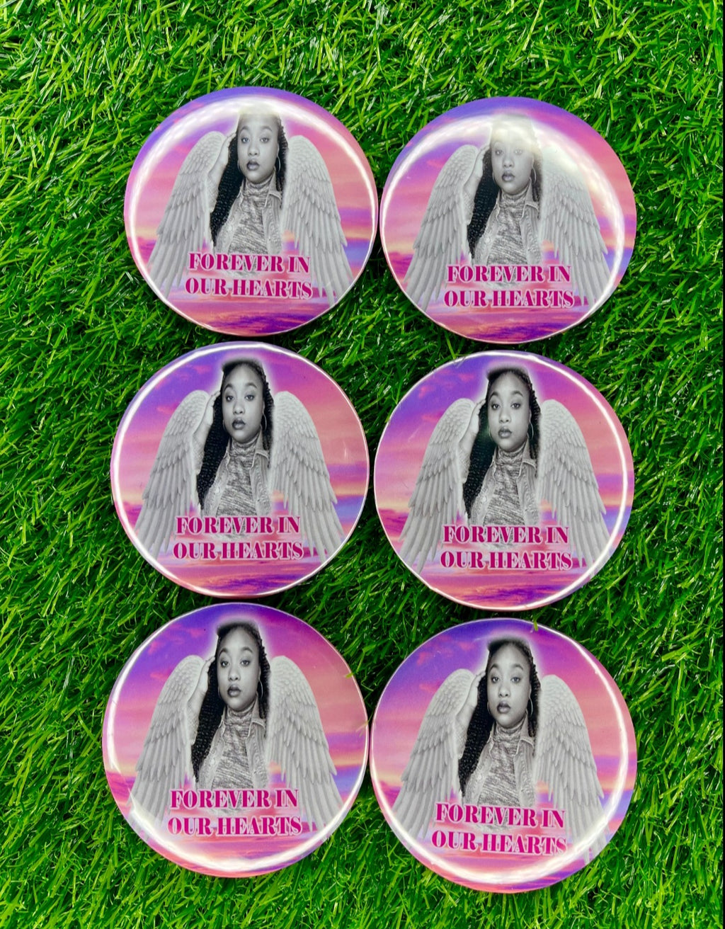 3" BUTTON PINS
