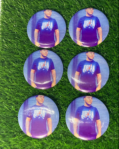 3" BUTTON PINS