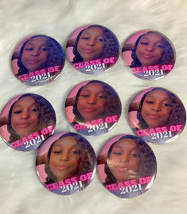 3" BUTTON PINS