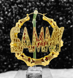 SAMMY STYLE NAMEPLATE EARRINGS