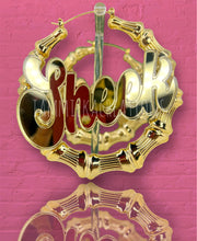 Load image into Gallery viewer, JUST MY NAME PLEASE NAMEPLATE EARRINGS
