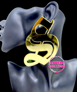 INITIAL EARRINGS