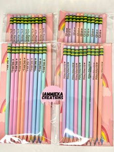 PERSONALIZED PENCILS