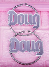 Load image into Gallery viewer, JUST MY NAME PLEASE NAMEPLATE EARRINGS
