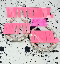 Load image into Gallery viewer, EARRINGS/KNUCKLE RING NAMEPLATE SET
