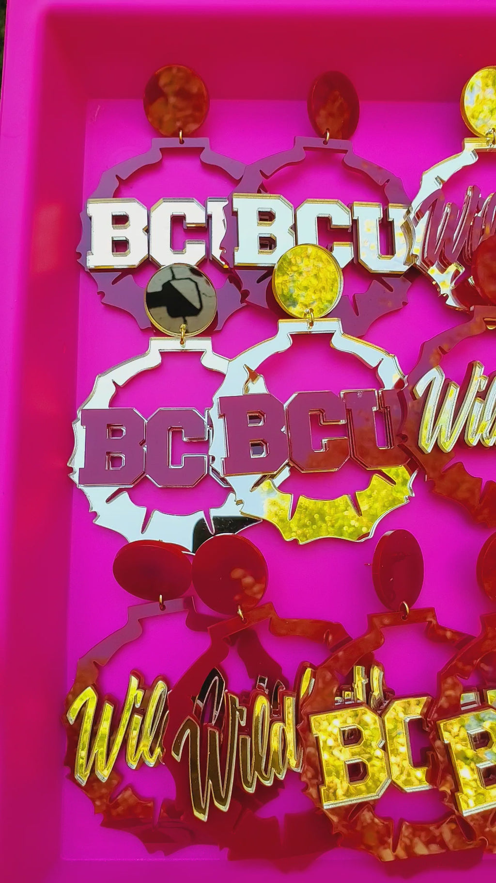 SCHOOL SPIRIT EARRINGS