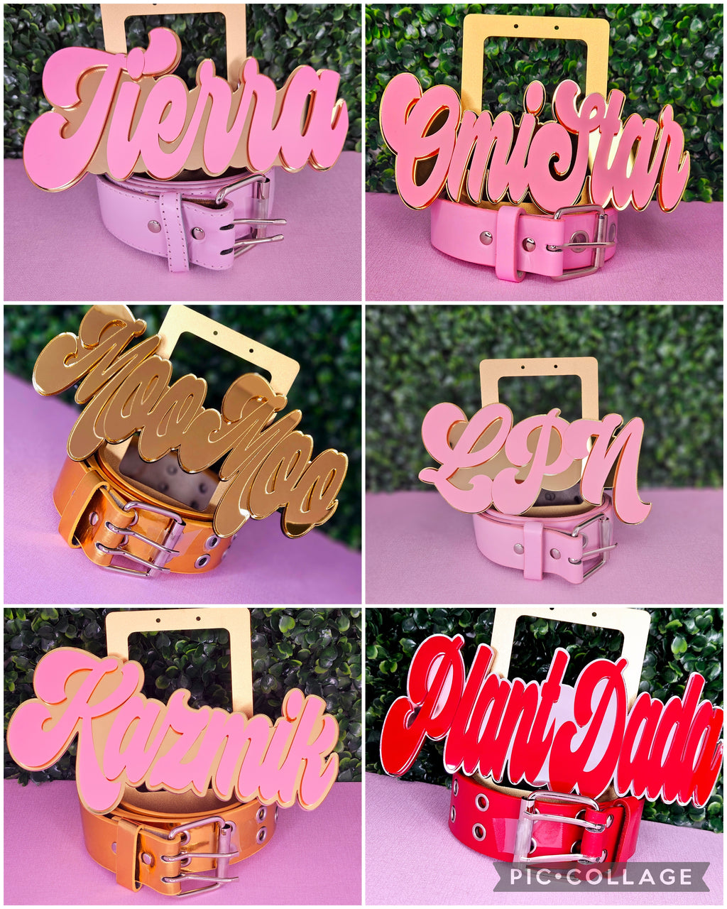 BIG MAMA NAMEPLATE BELT