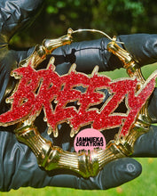 Load image into Gallery viewer, YO! / CHRIS BROWN (BREEZY) EARRINGS GLITTER
