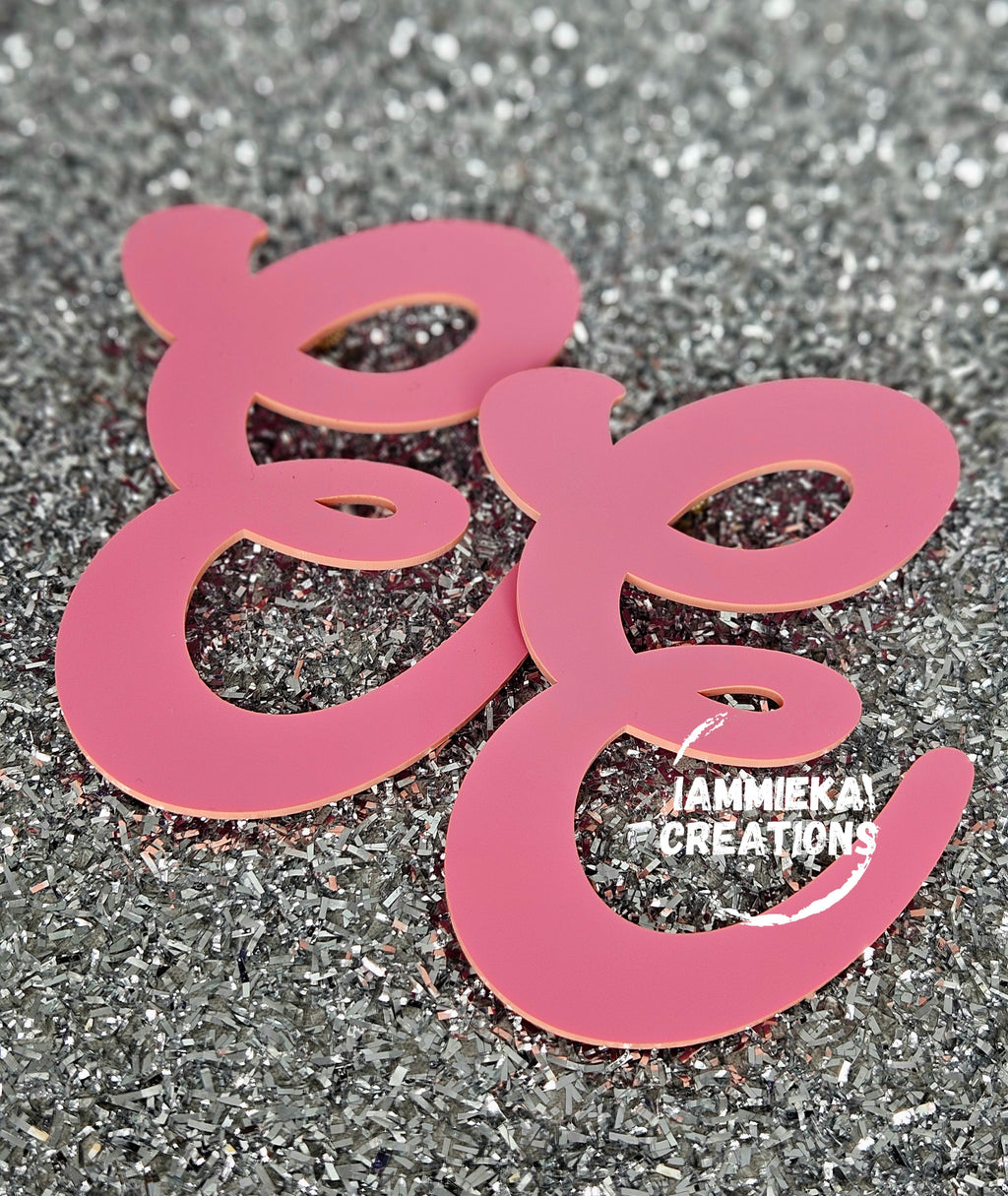 INITIAL EARRINGS