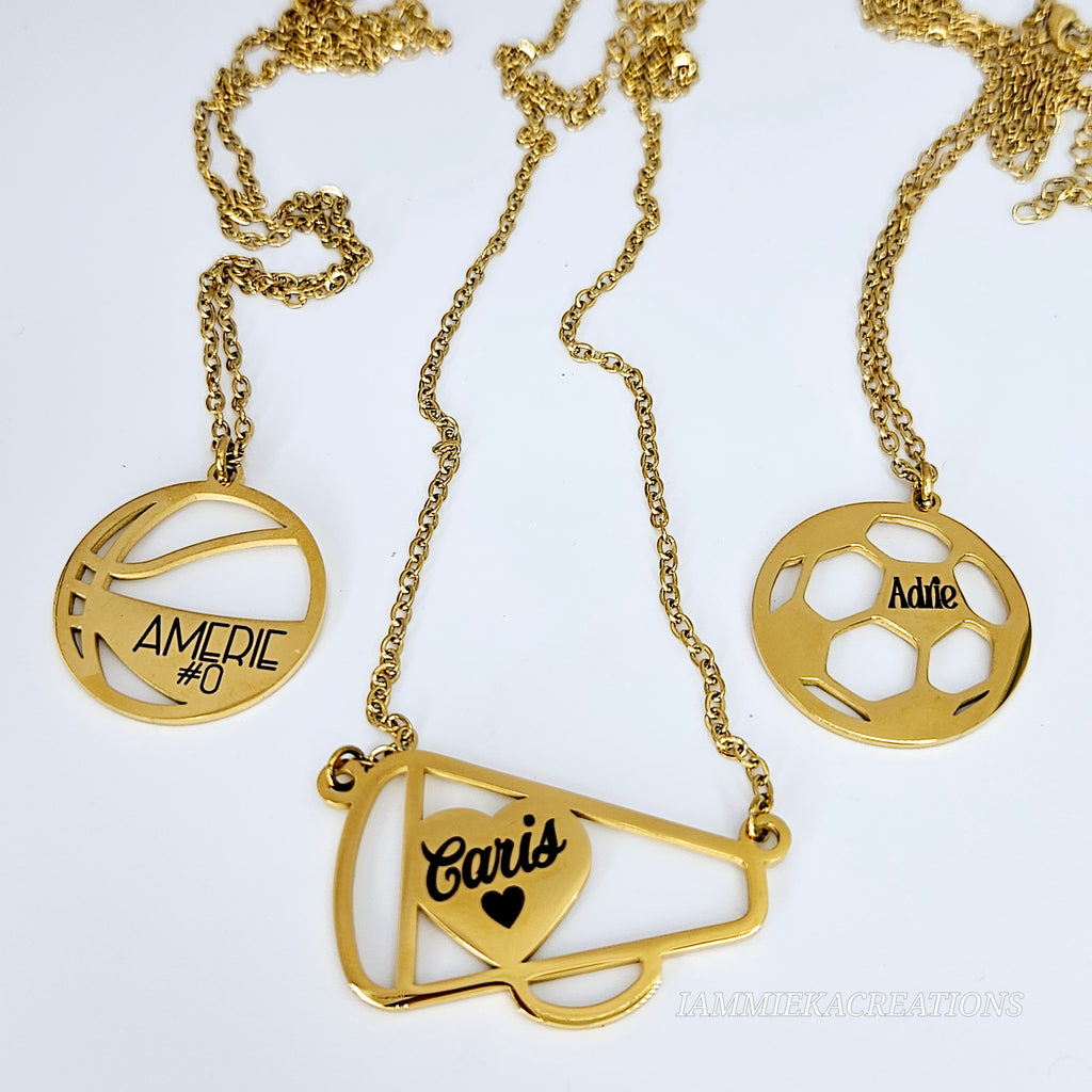 I PLAY SPORTS STAINELESS STEEL NECKLACE