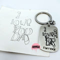 PERSONALIZED DRAWINGS KEYCHAIN