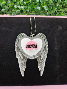 CAR MIRROR MEMORIAL PHOTO KEEPSAKE