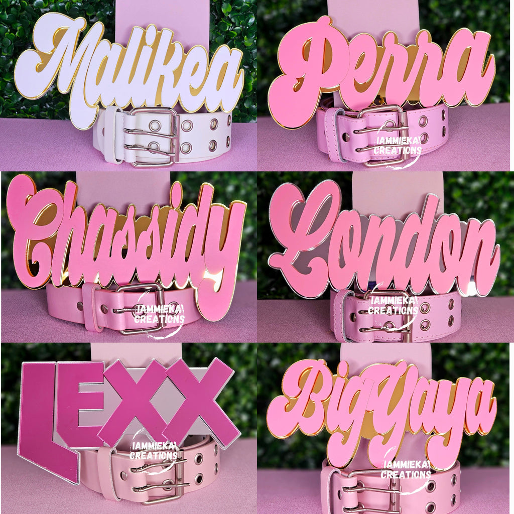 BIG MAMA NAMEPLATE BELT