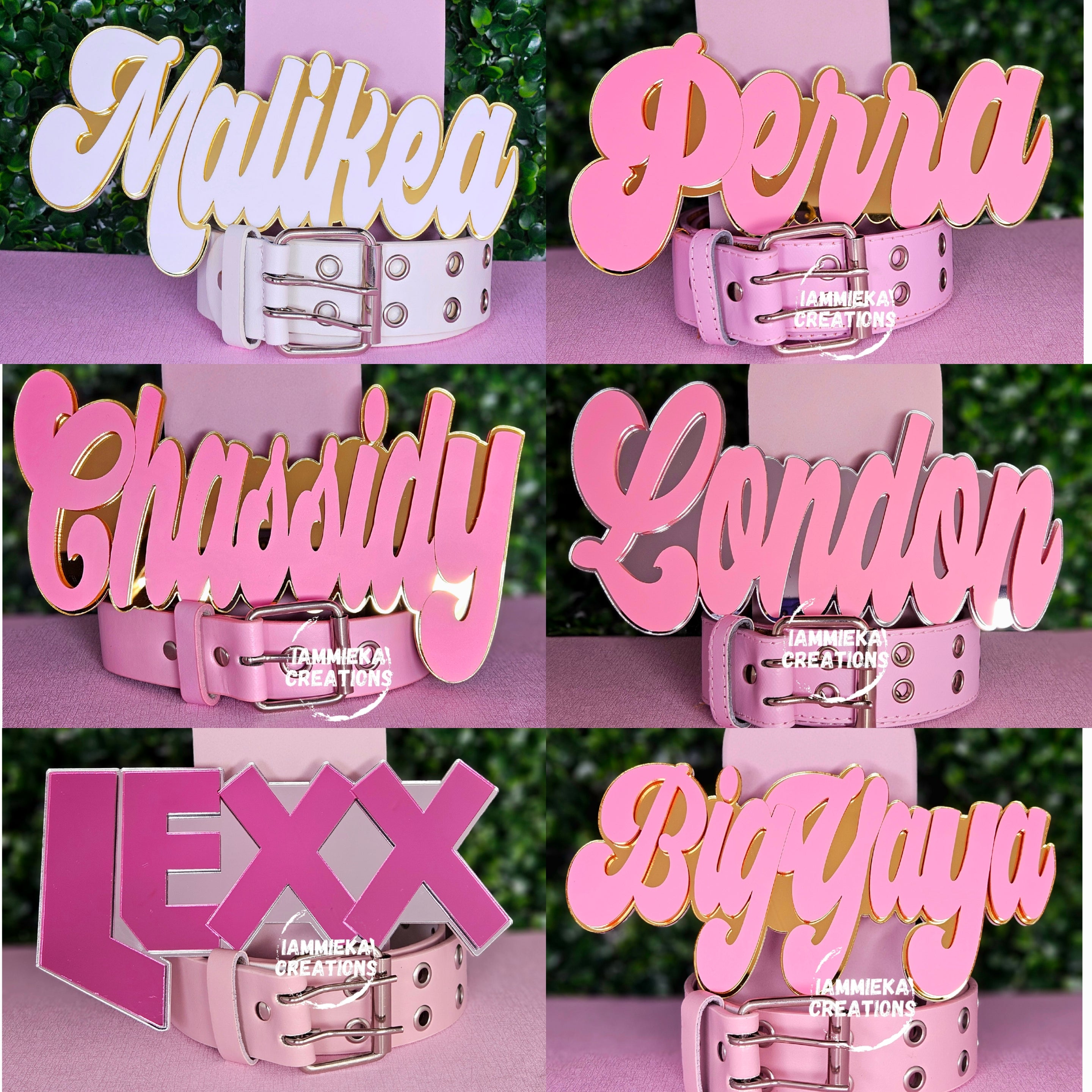 BIG MAMA NAMEPLATE BELT
