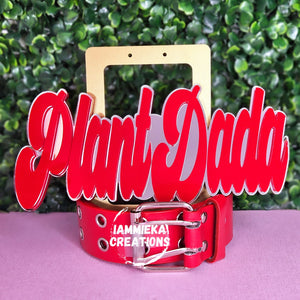 BIG MAMA NAMEPLATE BELT