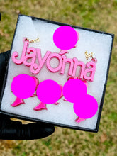 Load image into Gallery viewer, MY FAVORITE CHARACTER NAMEPLATE SET - (EARRINGS/NECKLACE)
