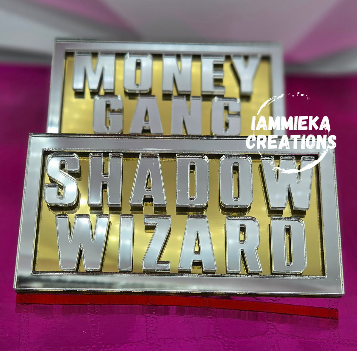 SHADOW WIZARD/MONEY GANG KNUCKLE RINGS- CUTOFF TIME FOR HALLOWEEN 10/28