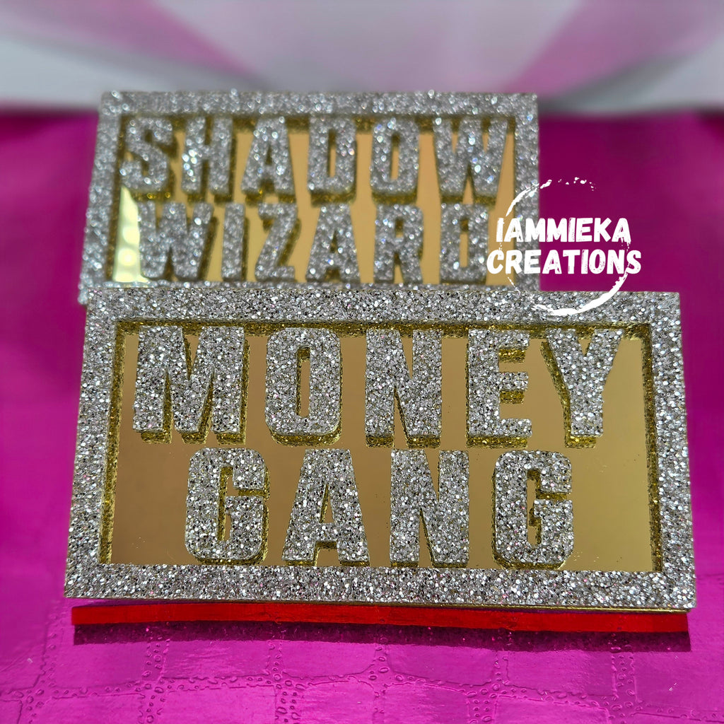 SHADOW WIZARD/MONEY GANG KNUCKLE RINGS- CUTOFF TIME FOR HALLOWEEN 10/28