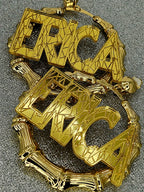 CLIP ON NAMEPLATE EARRINGS