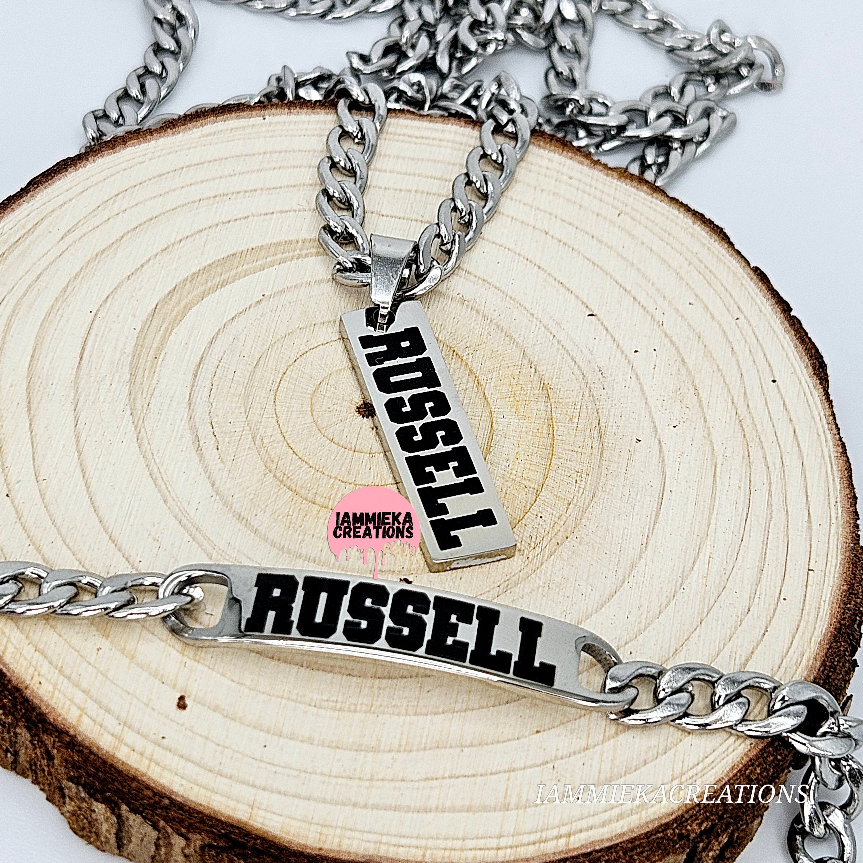 CUBAN STAINLESS STEEL SET  - VALENTINE SALE