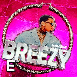 CHRIS BROWN (BREEZY) EARRINGS