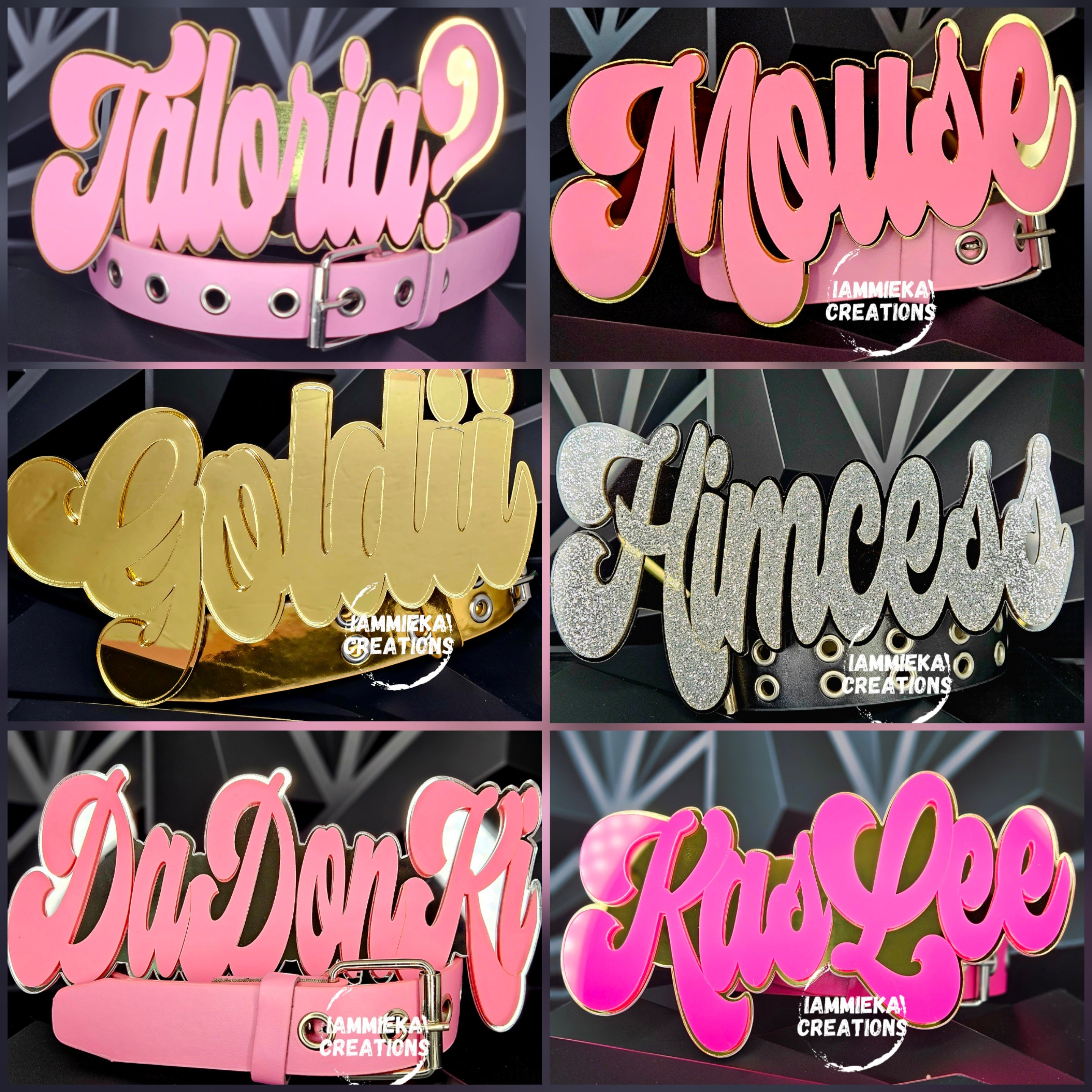 BIG MAMA NAMEPLATE BELT
