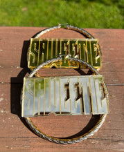 Load image into Gallery viewer, CITY GIRLS NAMEPLATE EARRINGS
